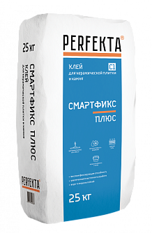 Клей плиточный Perfekta Смартфикс Плюс, 25 кг в "Строй-Ресурсе"