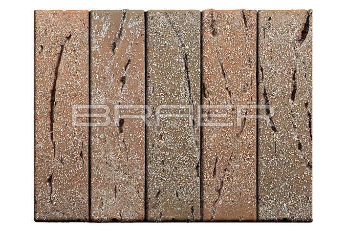 Кирпич лицевой BRAER М150 0,7НФ БРАЕР кладка кора дуба с песком купить в "Строй-Ресурсе"