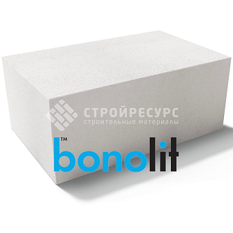 Блок Bonolit стеновой D500 B2,5 B3,5 600*250*200 в "Строй-Ресурсе"