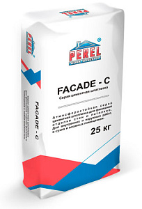 Серая цементная шпатлевка Perel Facade-c 0650 купить в "Строй-Ресурсе"