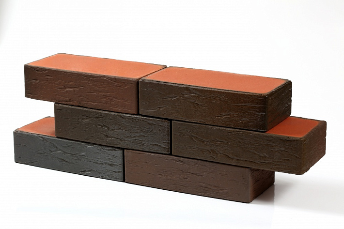 Кирпич лицевой Пятый Элемент, М300 1,0НФ Баварская кладка флэш Мюнхен руст. купить в "Строй-Ресурсе"