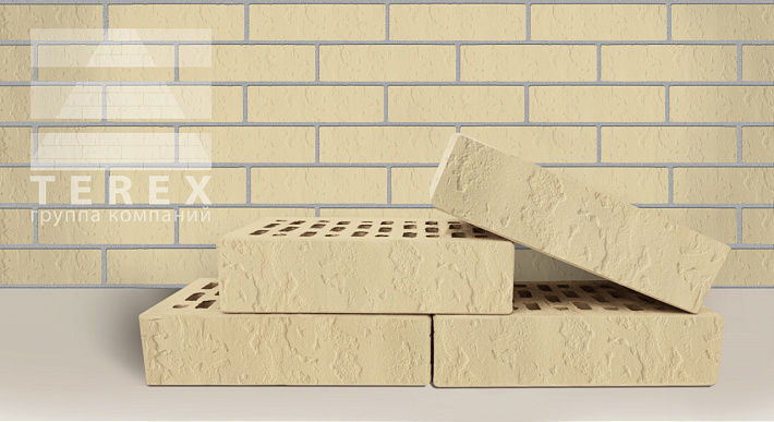 Кирпич лицевой TEREX М175 1,0НФ слоновая кость терра купить в "Строй-Ресурсе"