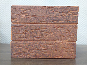 Кирпич лицевой Воротынск М150 1,0НФ красный графит руст (утолщ. лиц. стенка) купить в "Строй-Ресурсе"