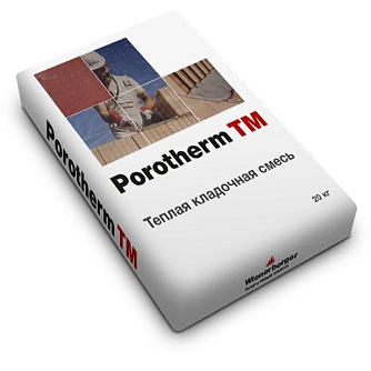 Тёплый кладочный раствор Porotherm TM Ногинск в "Строй-Ресурсе"