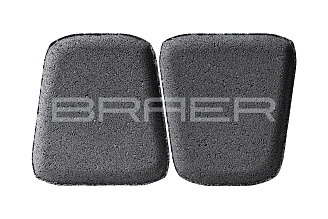 Тротуарная плитка Braer Классико круговая Серый фотография