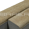 Бордюр тротуарный BRAER БР100.20.8 Color Mix Миндаль купить в "Строй-Ресурсе"