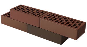 Кирпич лицевой BRAER М150 1,0НФ БРАЕР кладка бордо, гладкий  купить в "Строй-Ресурсе"