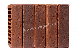 Кирпич лицевой Воротынск М150 1,0НФ кортен бостон рваная фаска (утолщ. лиц. стенка) купить в "Строй-Ресурсе"