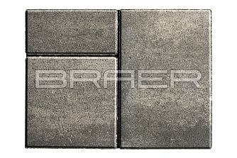 Тротуарная плитка Braer Старый город Ландхаус Color Mix Туман 60 мм ТЕСТ купить в "Строй-Ресурсе"