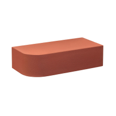 Кирпич лицевой керамический полнотелый радиусный КС-Керамик красный гладкий, 250*120*65 мм купить в "Строй-Ресурсе"