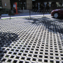 Тротуарная плитка Газонный камень 1РД10 Нобетек Серый полный прокрас на сером цементе купить в "Строй-Ресурсе"