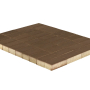 Тротуарная плитка Braer Прямоугольник коричневый 200*100*40 купить в "Строй-Ресурсе"