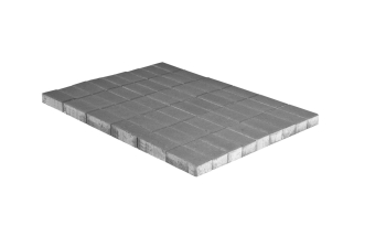 Тротуарная плитка Braer Прямоугольник-К серый 200*100*80 купить в "Строй-Ресурсе"