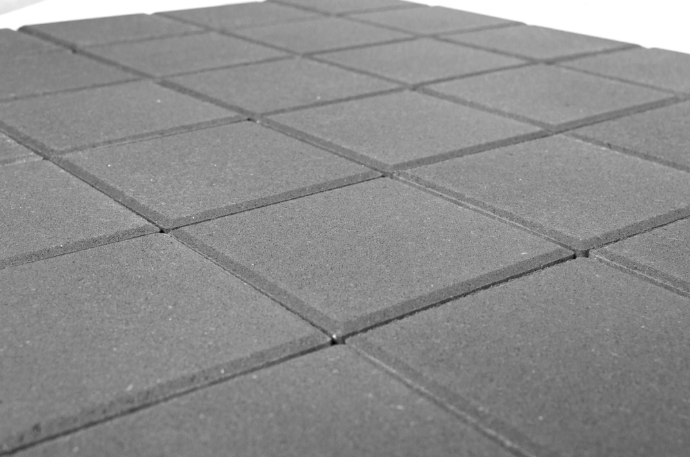 Тротуарная плитка Braer Лувр серый 200*200 купить в "Строй-Ресурсе"