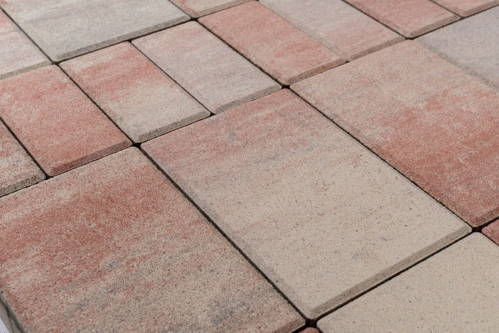 Тротуарная плитка Braer Мозайка Color Mix Фламинго купить в "Строй-Ресурсе"