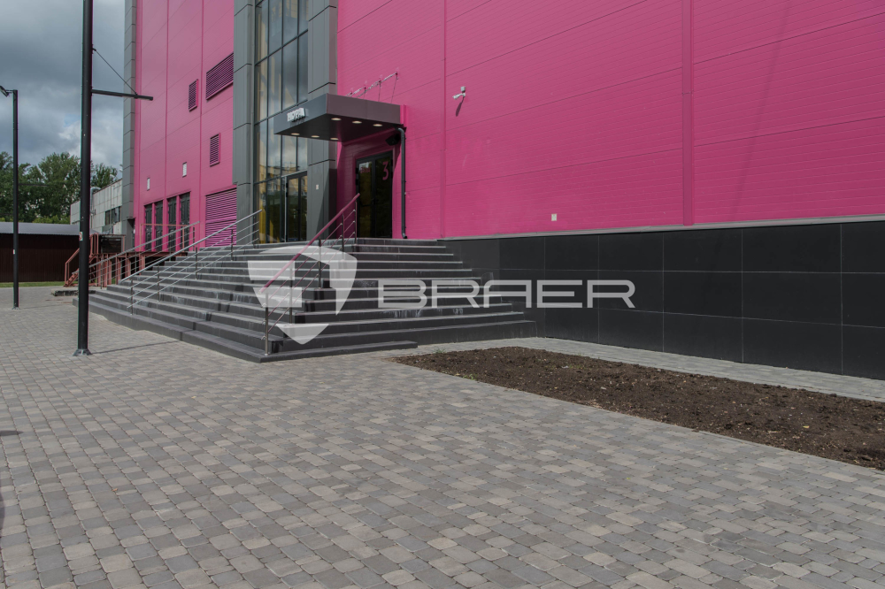 Тротуарная плитка Braer Классико Color Mix Тип 7 Туман купить в "Строй-Ресурсе"