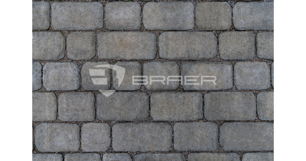 Тротуарная плитка Braer Ривьера Color Mix Тип7 Туман купить в "Строй-Ресурсе"