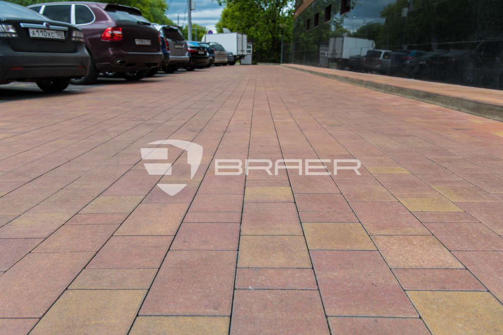 Тротуарная плитка Braer Старый город Ландхаус Color Mix тип 10 Рассвет 60мм купить в "Строй-Ресурсе"