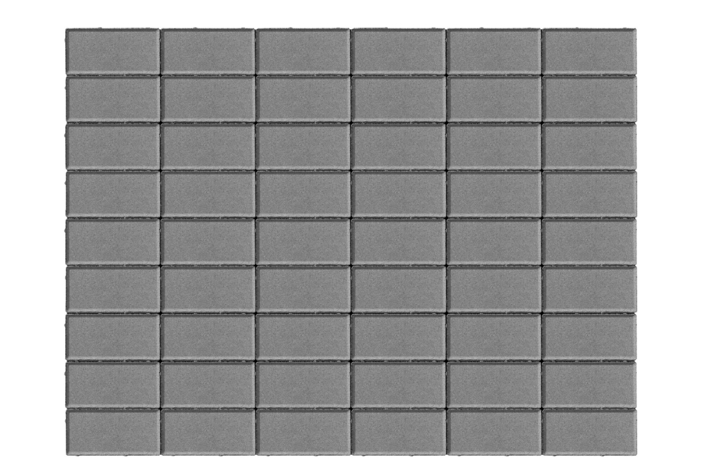 Тротуарная плитка Braer Прямоугольник серый 200*100*40 ОДНОСЛОЙНЫЙ купить в "Строй-Ресурсе"