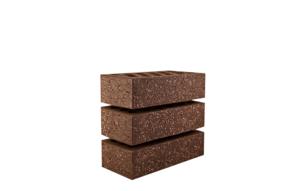 Кирпич лицевой Керма Премиум 1,0НФ Brown granite купить в "Строй-Ресурсе"