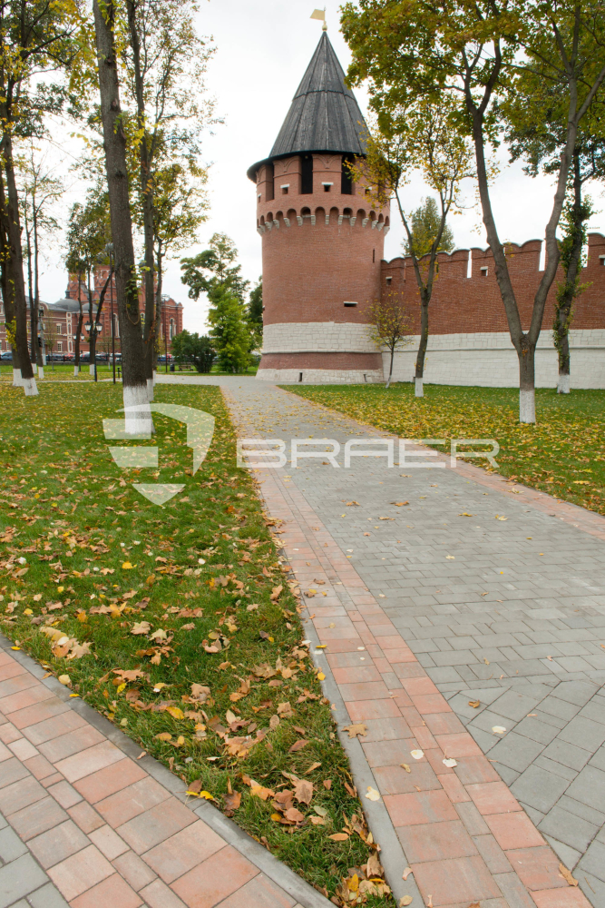 Тротуарная плитка Braer Старый город Ландхаус серый 60мм купить в "Строй-Ресурсе"
