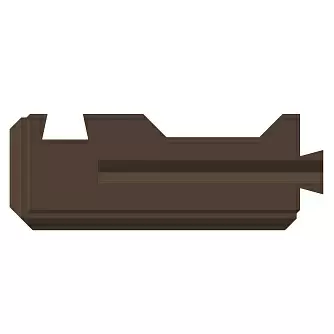 Забор BRICK Блок угловой левый венге в "Строй-Ресурсе" Забор BRICK Блок угловой левый венге купить в "Строй-Ресурсе"