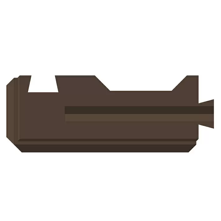 Забор BRICK Блок угловой левый венге в "Строй-Ресурсе" Забор BRICK Блок угловой левый венге купить в "Строй-Ресурсе"